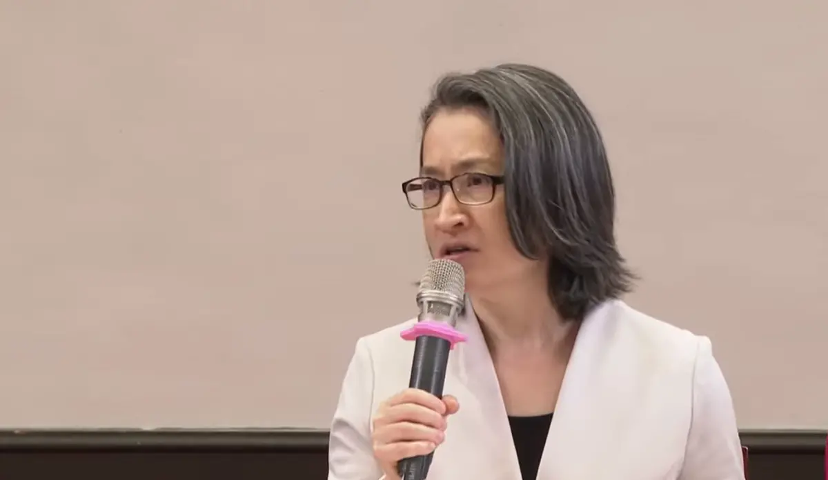 ▲蕭美琴期盼，7位被提名人能獲得立法院的支持與同意。（圖／擷取自總統府YT）