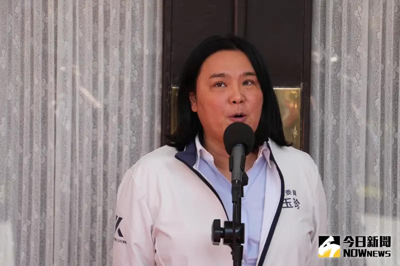 ▲國民黨立委陳玉珍狠批，共軍進逼，政府只會嘴巴抗中保台。（圖／記者呂炯昌攝）