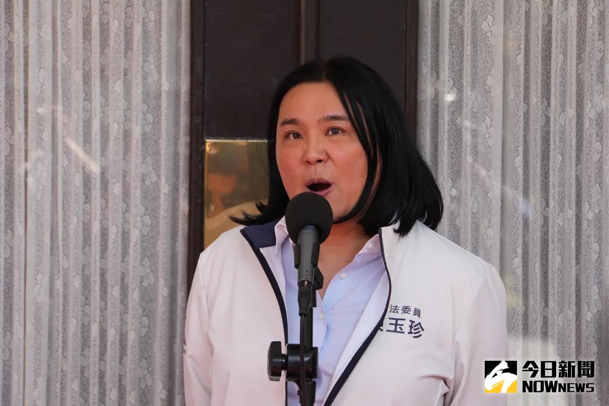 ▲國民黨立委陳玉珍認為，游智彬在誘敵深入。（圖／記者呂炯昌攝）