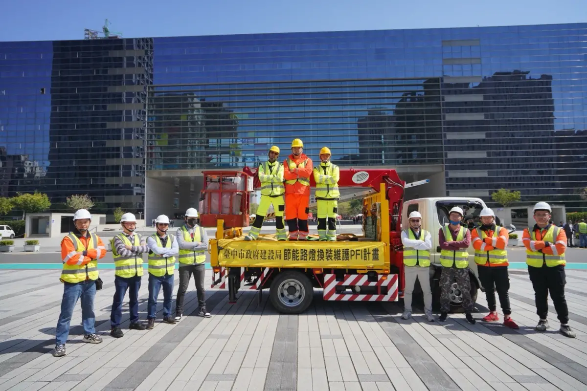 ▲中市府宣布全面啟動LED節能路燈換裝工程(圖／市政府提供2025.3.21)