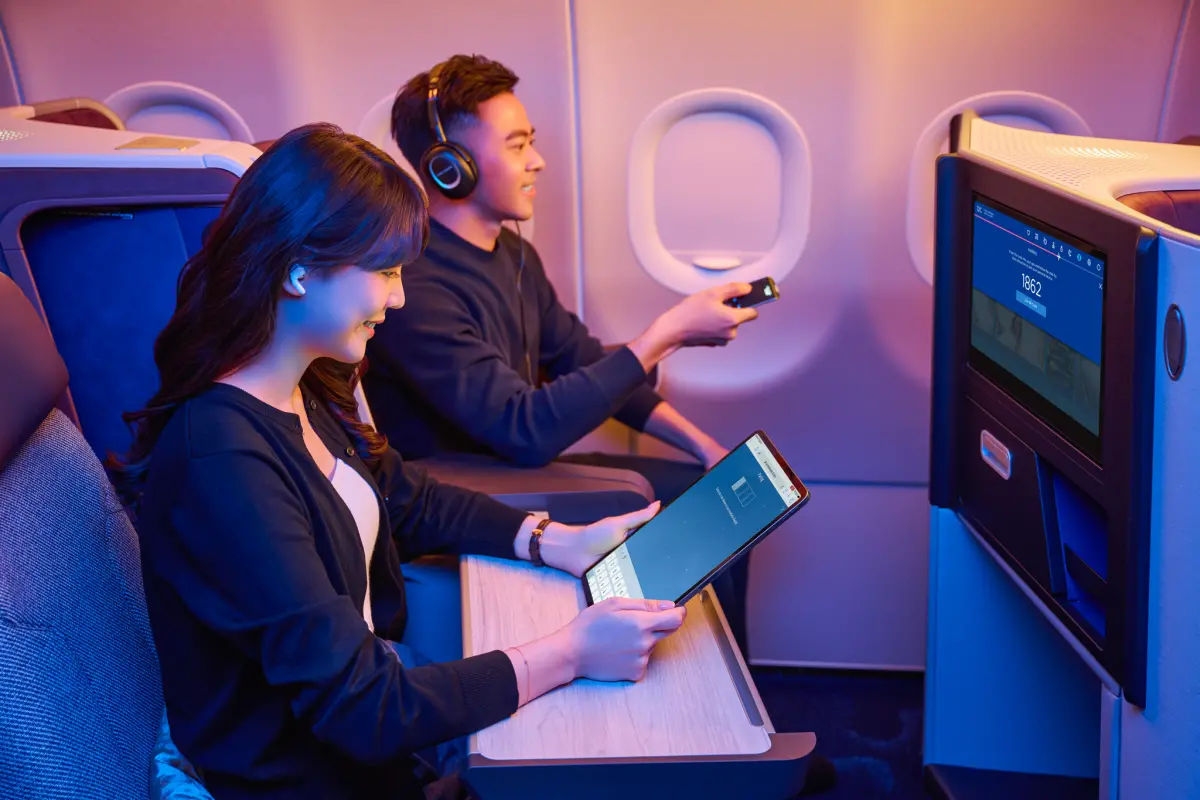 ▲華航與中華電信研究院簽署合作備忘錄，未來將擴大AI人工智慧運用層面，為旅客提供更加便捷的服務體驗，開創航空產業AI發展新猶。（圖／華航提供）