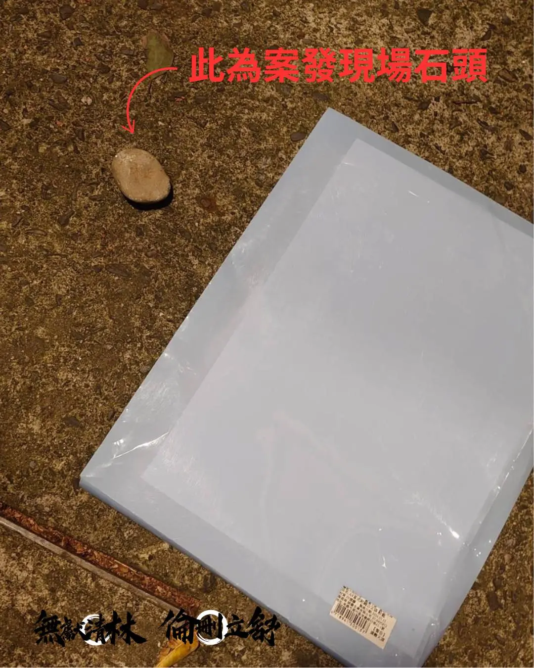 ▲雙和罷免團體昨（21）晚在公園擺攤被小石頭砸中。（圖／取自罷免團體臉書）