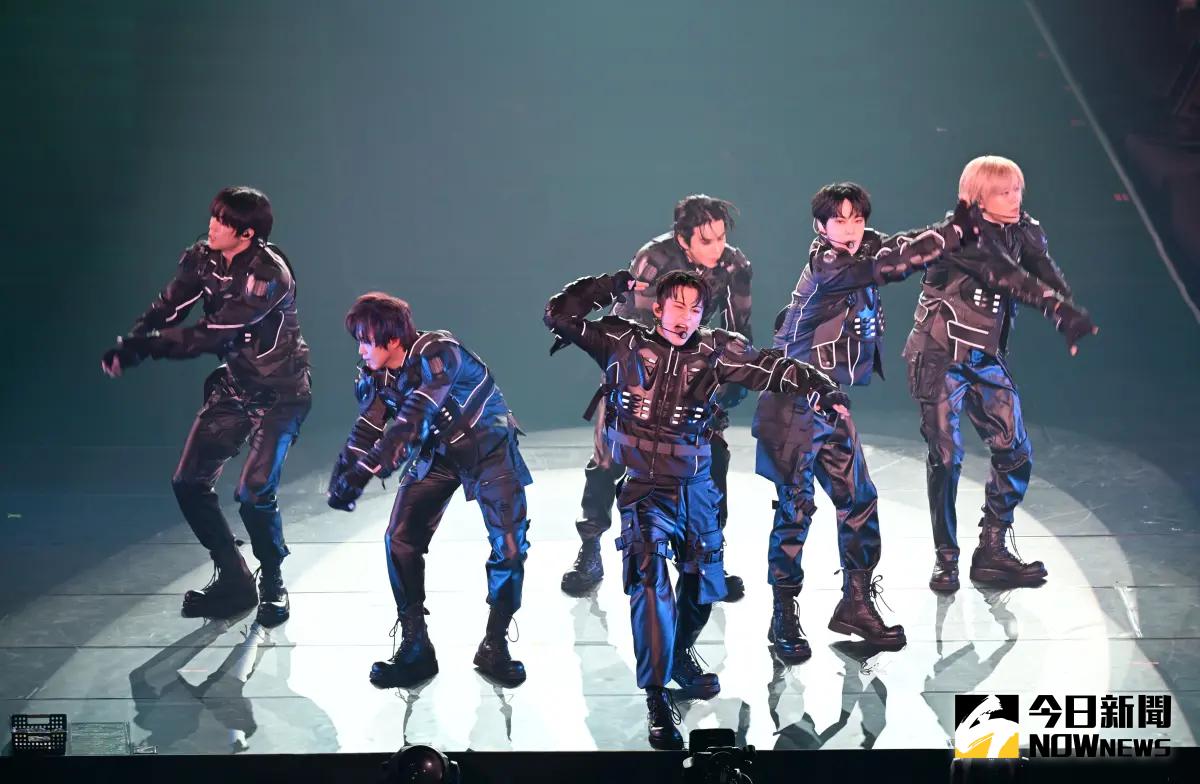 ▲NCT 127來台多次，今天是第一次在台舉辦專場，因為情緒太HIGH狂說中文。（圖／記者林調遜攝）
