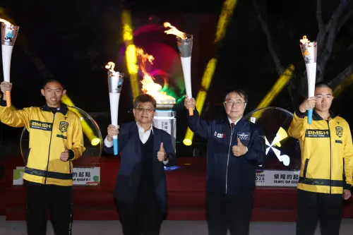 114年全中運聖火台南引燃　黃偉哲祝福選手一炮而紅
