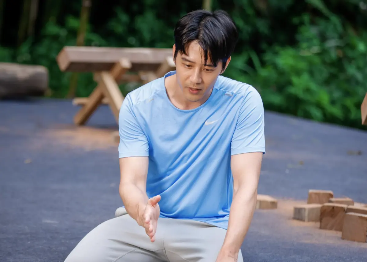 ▲胡宇威在《不在我的世界當勇者》挑戰鋸木賽，雖然拿下MVP，卻直呼「不想再碰到這種比賽、實在太可怕」。（圖／公視提供）