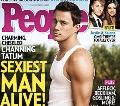  ▲查寧塔圖曾獲《時人》選為「全球最性感男人」，封面上的健壯臂肌十分搶眼。（圖／摘自People）