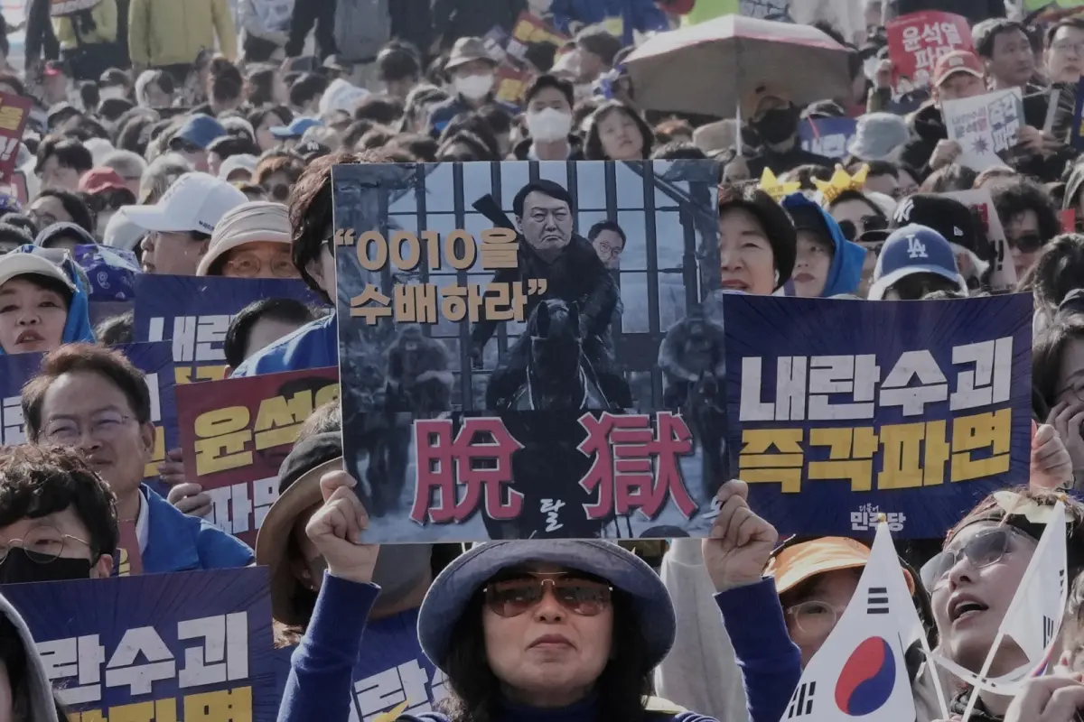 ▲韓國憲法法院及其他法院，本週將先後對幾件備受關注的政壇大案，進行不同階段的宣判。（圖／美聯社／達志影像）