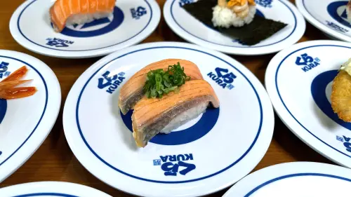▲全台藏壽司「炙烤銀鮭握壽司」一貫20元開吃。（圖／藏壽司提供）