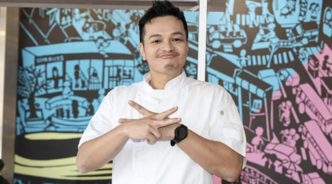 ▲百萬YouTuber團體「狠愛演」牛排、胡椒及大蛇丸，時常跟胡椒及大蛇丸拍片的「廚佛Fred」（如圖）今（24）日露面揭露2人私下真實一面，「他們都是很nice、非常有禮貌的小朋友！」（圖／記者朱永強攝影）