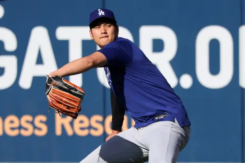 ▲體育賠率數據網站「Sports Odds History」評估道奇擁有超過26.7%機率，拿下世界大賽冠軍，「ESPN」則認為大谷翔平的投手復出計畫對道奇戰績有很大影響。（圖／美聯社／達志影像）