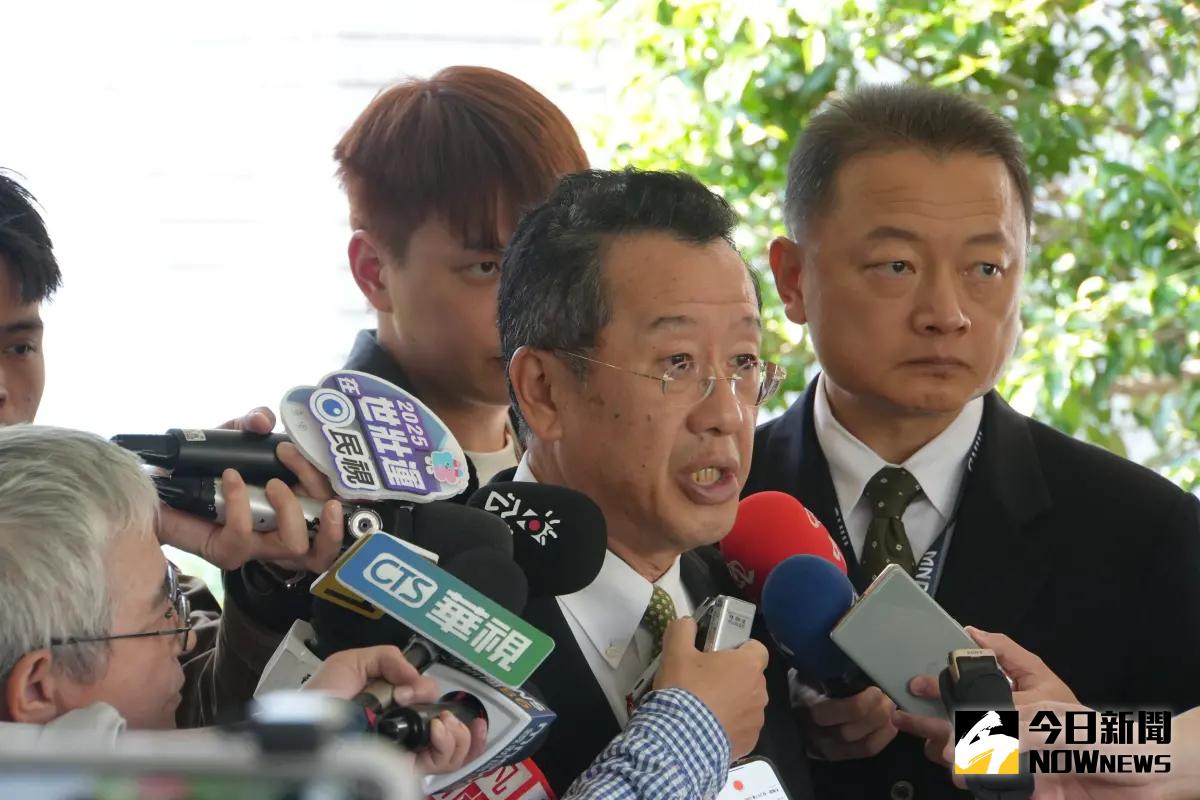 ▲國防部長顧立雄於立院院會前受訪。（圖／記者呂炯昌攝，2025.03,25）