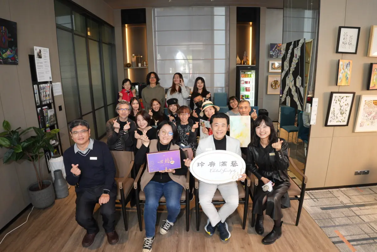 ▲統一集團旗下藝文品牌玲廊滿藝，於台北時代寓所一樓The Portal盛大推出藝術家獅子小英個展「初心之旅」。（圖／玲廊滿藝提供）