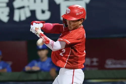 郭天信談「2好球哲學」,認為把好球帶顧好是最重要的事。(圖/味全龍提供) ▲郭天信談「2好球哲學」,認為把好球帶顧好是最重要的事。(圖/味全龍提供)