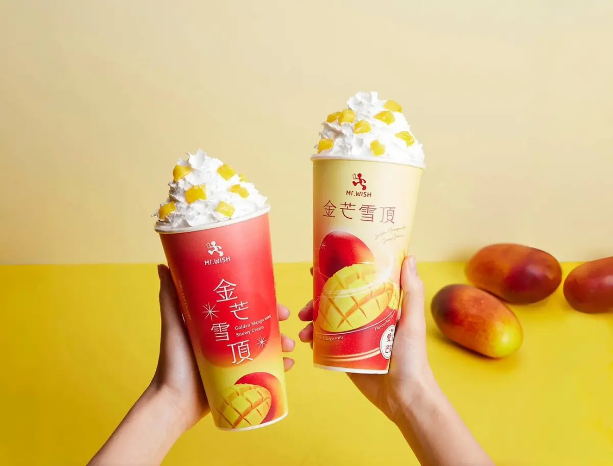 ▲天氣飆高溫！今CoCo都可週三好友日「葡萄柚果粒茶買一送一」手搖飲料優惠！Mr.Wish愛文芒果季開喝「金芒雪頂、芒芒百香」新品，消暑「楊枝甘露」也回歸一次整理。（圖／Mr.Wish提供）