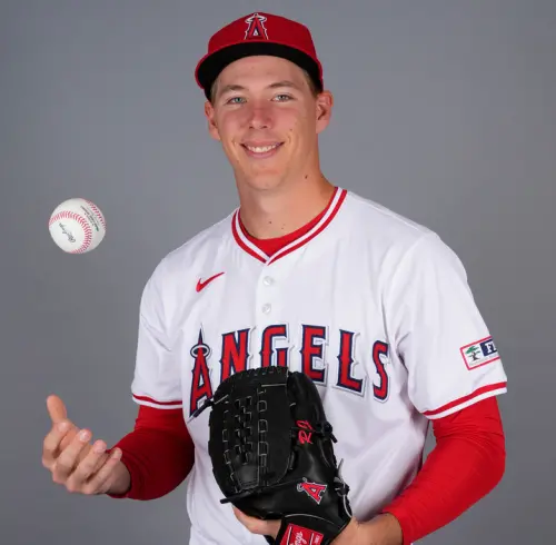 ▲洛杉磯天使隊新秀Ryan Johnson直接升上大聯盟。（圖／美聯社／達志影像）
