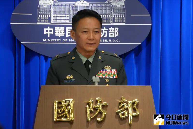 ▲政戰局文宣心戰處處長樓偉傑少將說明紀念抗戰80週年勝利活動內容。（圖／記者呂炯昌攝，2025.03.26）