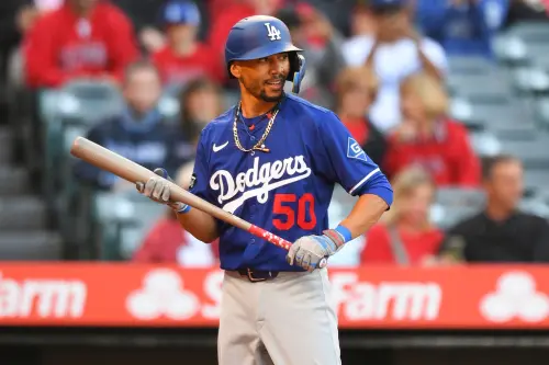 ▲MLB美國職業棒球大聯盟（Major League Baseball）洛杉磯道奇球星穆奇・貝茲（Mookie Betts）找回打擊手感。（圖／美聯社／達志影像）