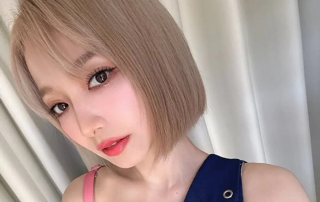 ▲Popu Lady前團員寶兒，去年宣布加入富邦悍將，轉戰啦啦隊，近日以超仙新造型亮相，粉絲大讚：以為韓國成員。（圖／翻攝自instagram sdd776941）