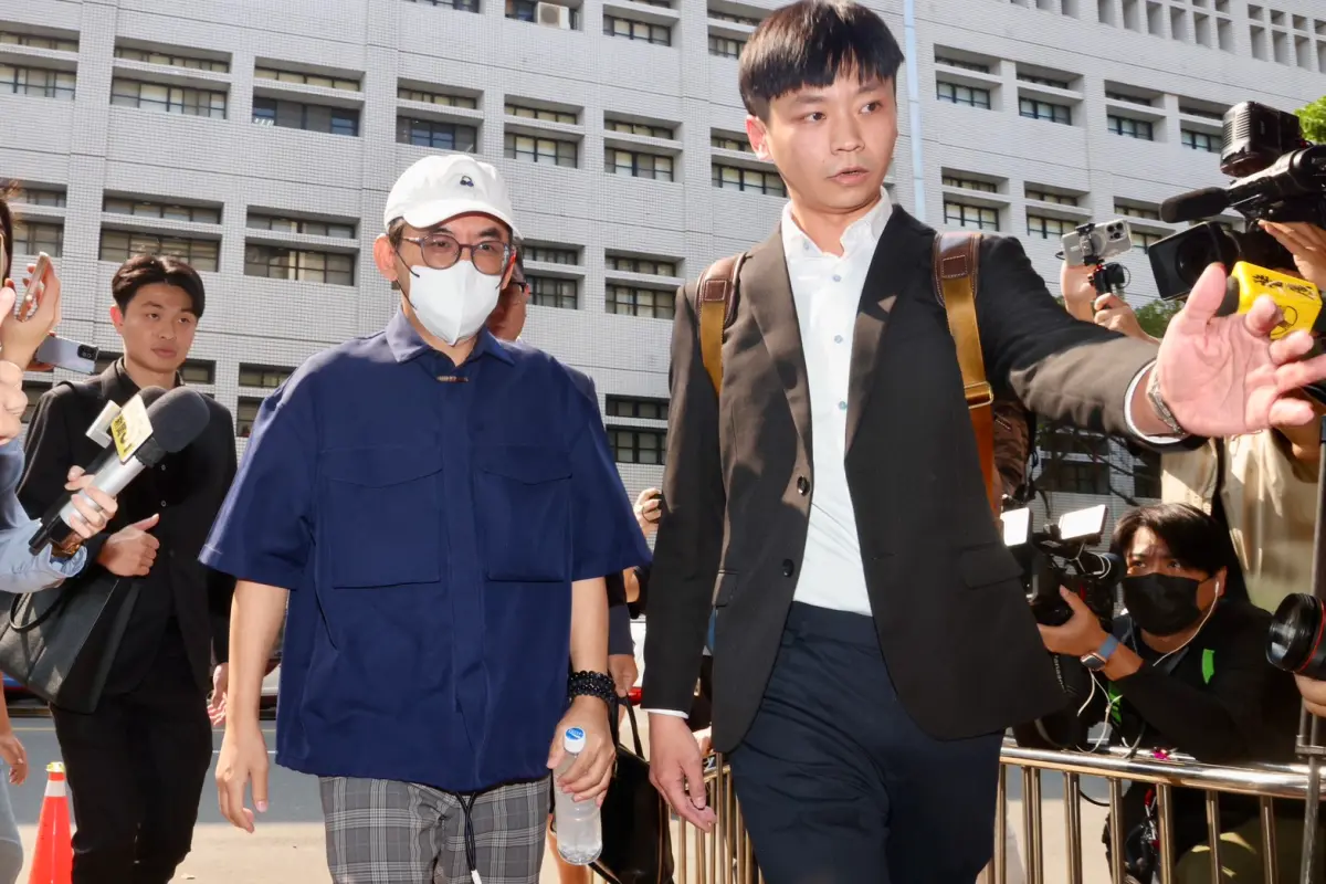 ▲黃子佼為創意私房案到高院出庭。（圖／記者李政龍攝）