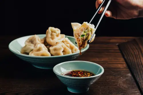 ▲雲錦中餐廳有「天龍國水餃」之稱號的水餃，單顆要價77元。（圖／台北君悅提供）