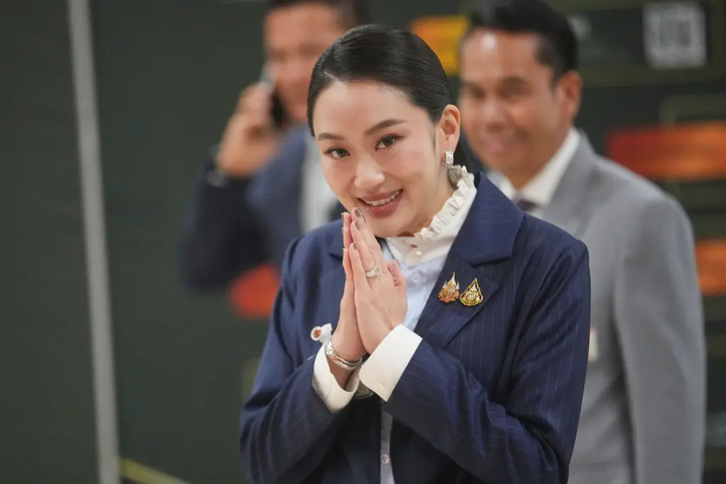 ▲泰國最年輕總理貝東丹今（26）日面臨不信任案投票。（圖／美聯社／達志影像）