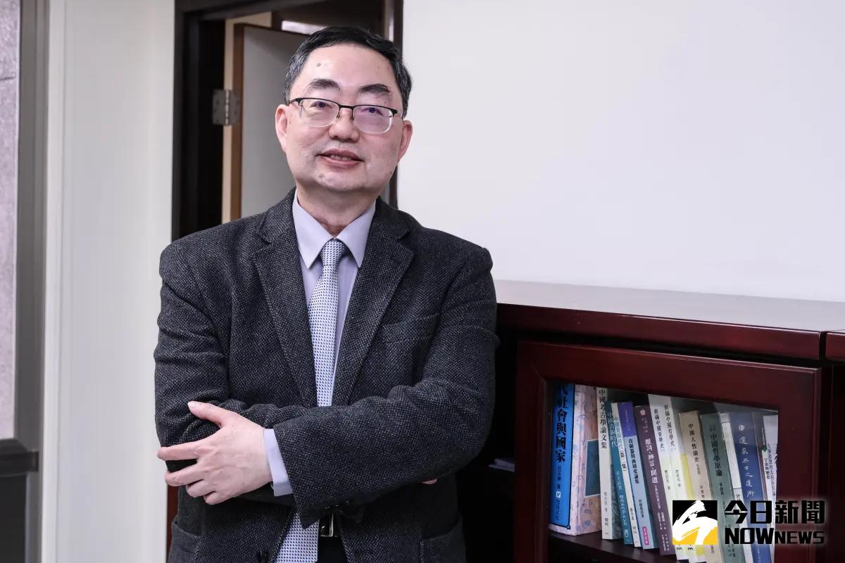 ▲政大教務長林啓屏。（圖／記者朱永強攝）