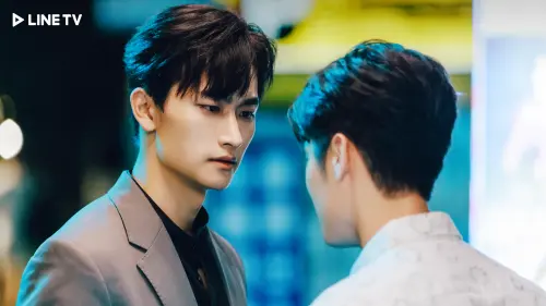 《獨佔接班人》毛祁生(左)對張家陞說彼此只是「工作關係」(圖_LINE TV提供) ▲《獨佔接班人》毛祁生(左)對張家陞說彼此只是「工作關係」(圖_LINE TV提供)