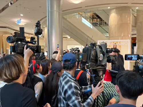 ▲李鐘碩今（27）日在台北101出席精品活動（圖／記者黃聖凱攝影）