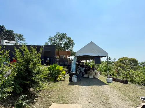 ▲屏東「Akame」今年邁入10週年，還舉辦了一場餐會，以辦桌方式呈現。（圖／記者葉盛耀攝）