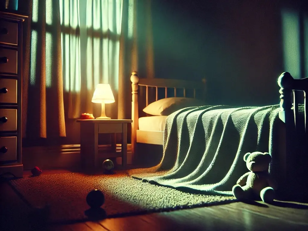 ▲烏克蘭正妹Natali旅日驚魂，入住東京都墨田區兩國站APA HOTEL，發現飯店床下藏匿怪男。一次整理多名空姐傳授「入住飯店5招自保」方法，利用衣架、小毛巾加強鎖門、遮住貓眼防偷窺等。（AI繪製示意圖）