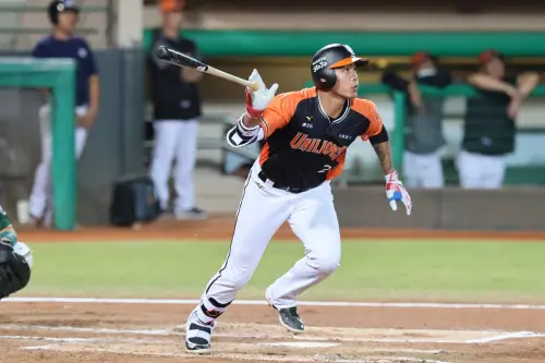 ▲統一獅林子豪本季傷癒歸隊，將與潘傑楷競爭三壘。（圖／統一獅提供）