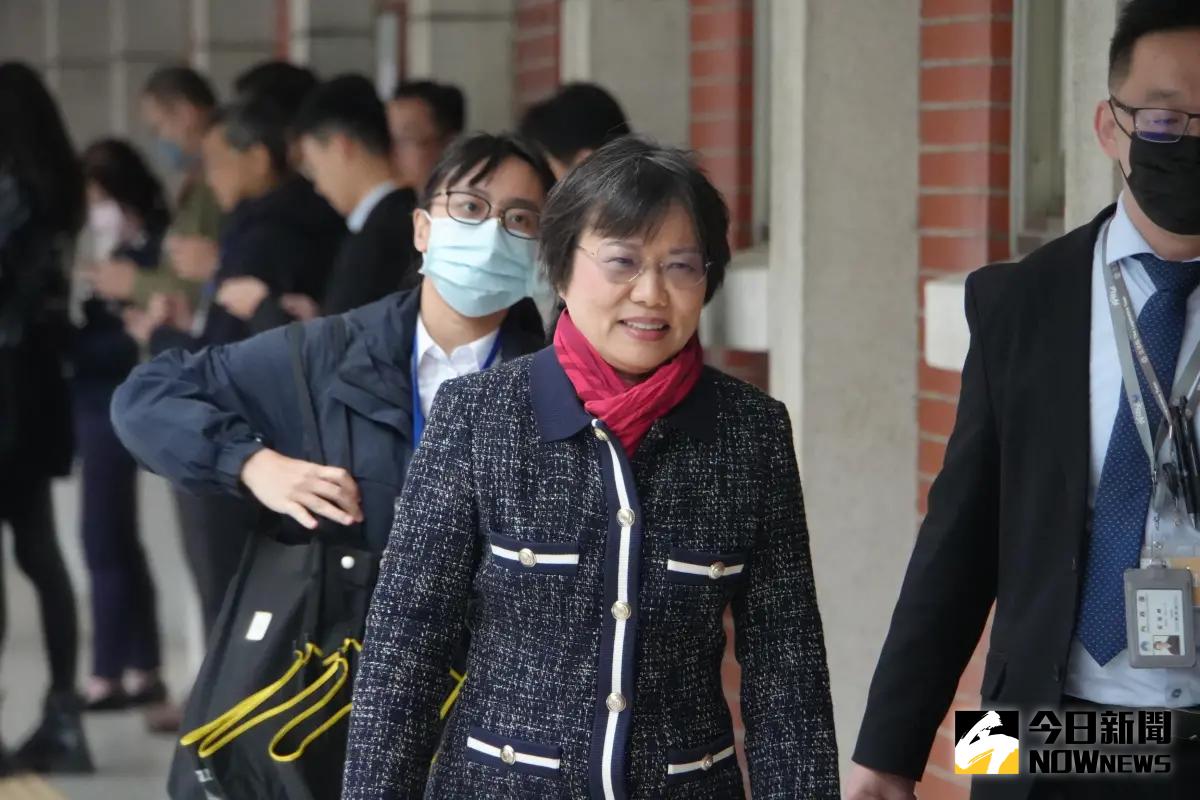 ▲被國台辦列為「台獨幫兇」第一人，內政部長劉世芳批「很沒有禮貌」。（圖／記者呂炯昌攝，2025.03.28）