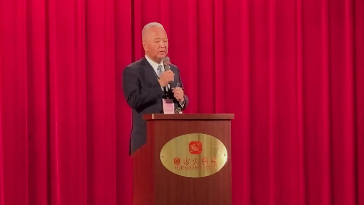 ▲日本前經濟產業大臣甘利明指出，光靠台積電一家公司無法滿足全球數位轉型下對半導體的需求，盼日本與台灣共同合作，構築穩定的製造體系，以因應全球數位轉型需求，進而維持自由民主社會的基礎。（圖／記者徐筱晴攝）