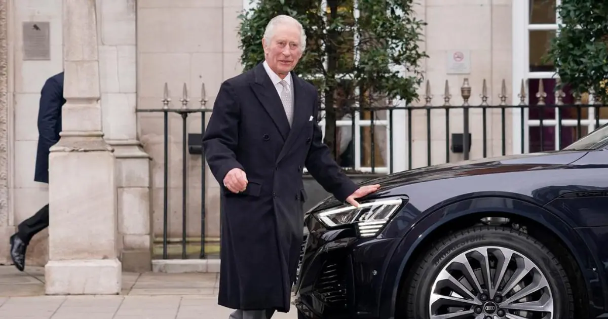 ▲英國國王查爾斯三世因為癌症治療的「副作用」，27日被迫取消當天的剩餘行程和28日的約會安排。（圖／美聯社／達志影像）