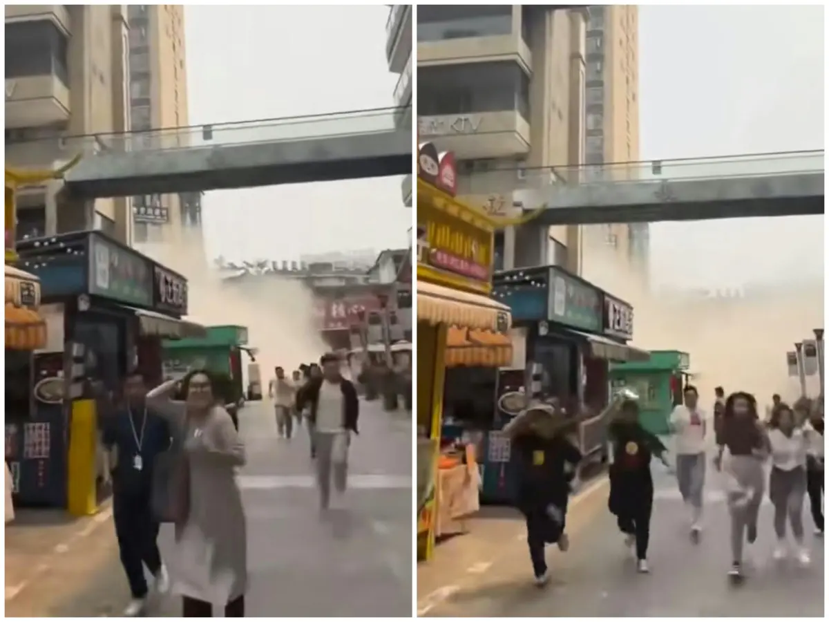 ▲緬甸今（28）日下午發生規模7.7強震，緊鄰緬甸的雲南省震感明顯，瑞麗市傳出多處建物受損人員受傷。（圖／翻攝自香港01）