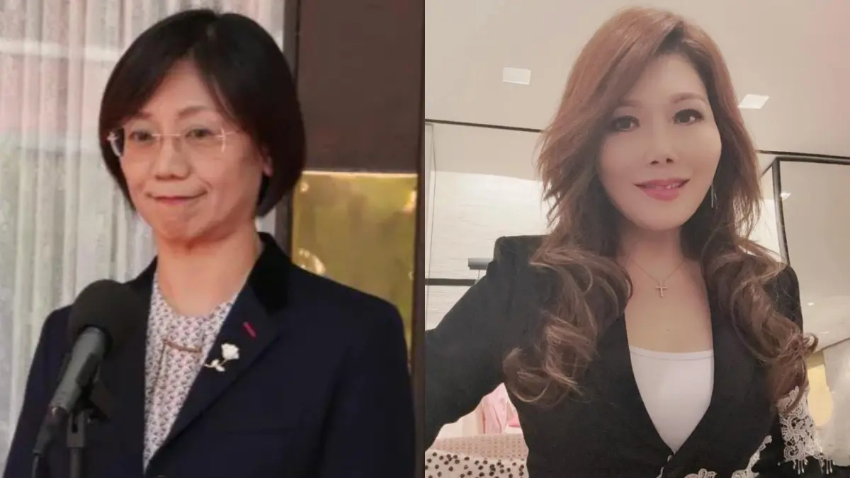 ▲翁曉玲拒絕辯論，張雅琴酸「我層次比你高多了」。（組圖／翻攝自翁曉玲臉書、張雅琴臉書）