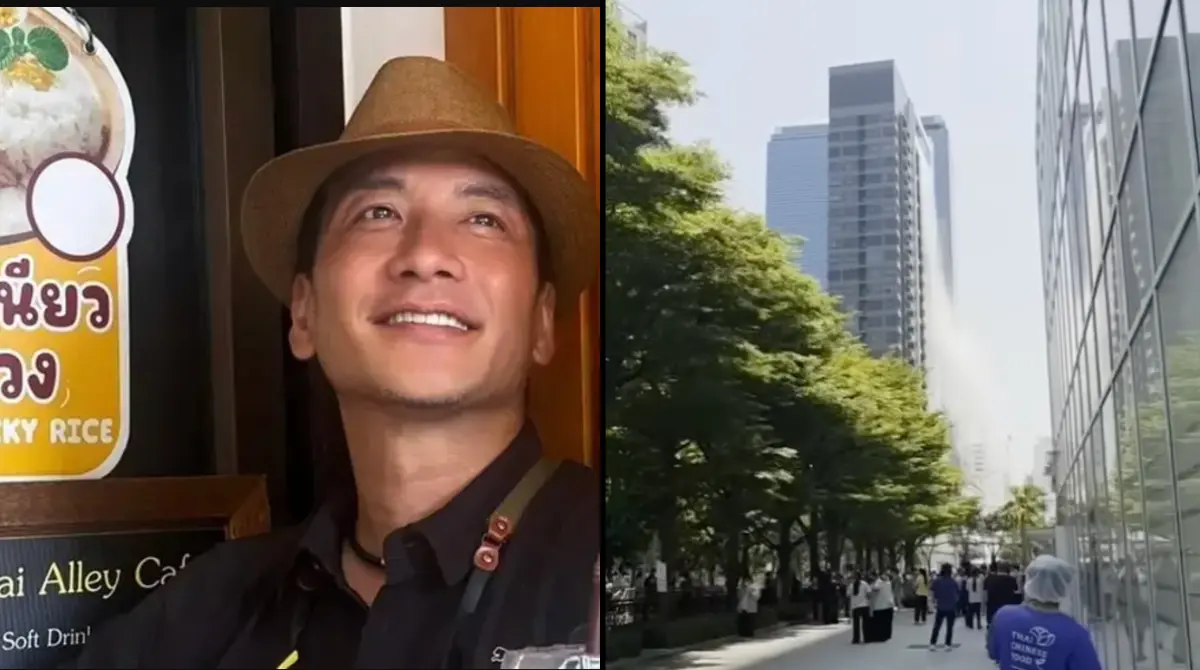 ▲帶著全家旅居泰國曼谷的台灣藝人高山峰，遇到大地震後在臉書分享現況。（圖／翻攝自臉書）