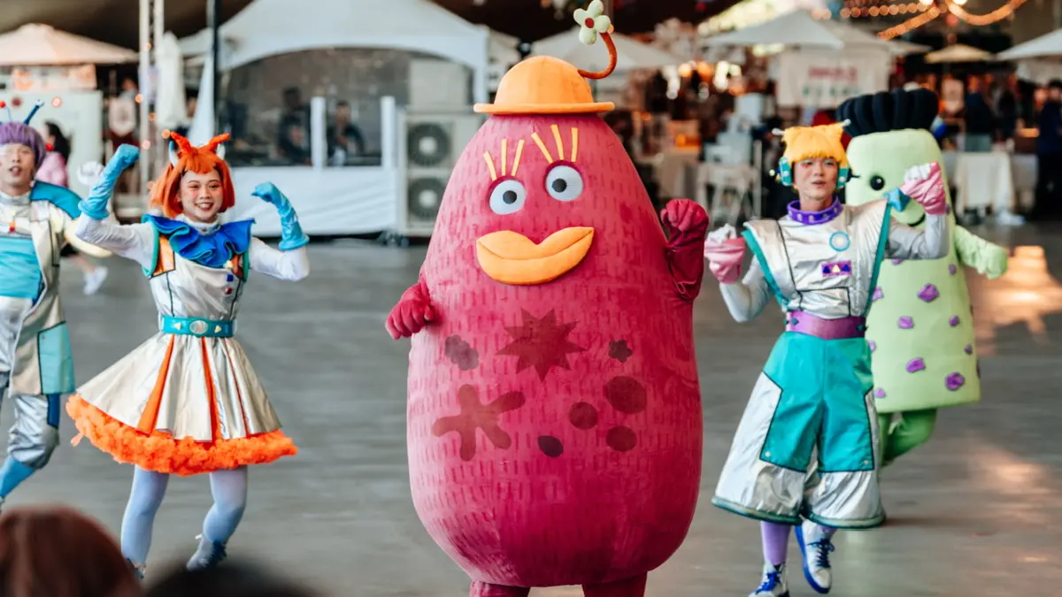 ▲「高雄兒童藝術節—樂高雄」有「YOYO家族 樂高雄」每日接力登場，並規劃「花露露唱跳會」等精彩活動。（圖／高市府教育局提供）