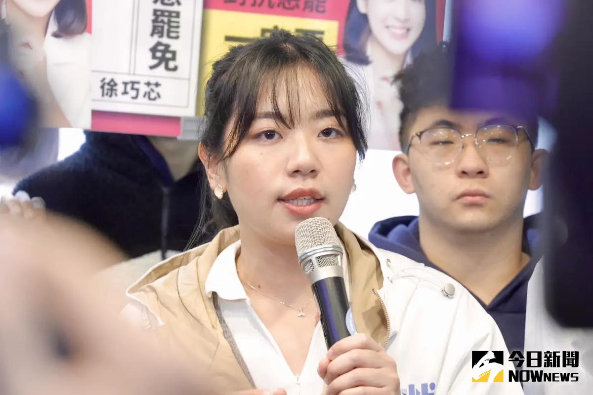 ▲國民黨發言人楊智伃嗆，林右昌不要臉就別拿孫中山墊背。（圖／記者李政龍攝）