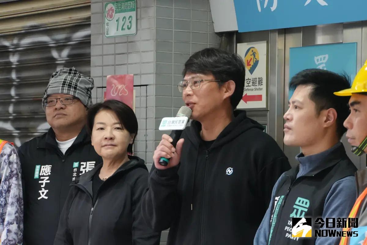 ▲民眾黨主席黃國昌出席民眾黨防災士據點揭牌記者會。（圖／記者呂炯昌攝，2025.03.29）