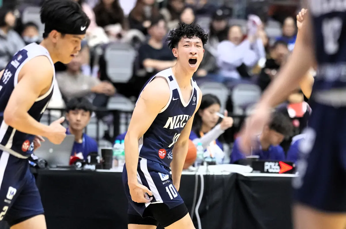 ▲ 政大宋昕澔進帳13分，聯手率隊85：70擊敗台灣師大。(圖/大專體總提供)