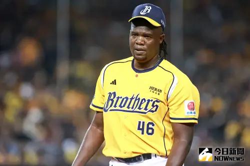 ▲中信兄弟先發投手德保拉5.1局失5分承擔敗投。（圖／記者葉政勳攝 , 2025.03.29）