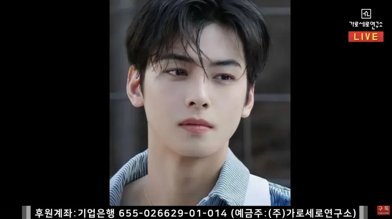 ▲金秀賢感情風波持續延燒，如今又扯進車銀優（如圖），《橫豎研究所》主持人金世義痛批他沒去靈堂弔唁有交情的金賽綸，更曝光內幕，表示車銀優經紀人其實是金秀賢眼線，直呼：「車銀優你會下地獄。」（圖／가로세로연구소 YouTube）