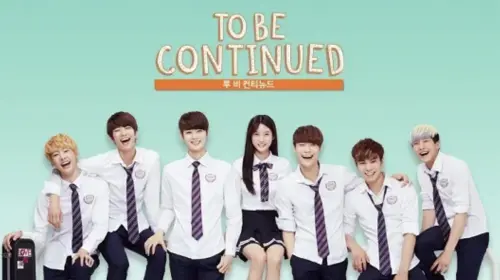 ▲ASTRO曾和金賽綸（右4）一起出演《To Be Continued》，其中也包含車銀優（左3）。（圖／《To Be Continued》劇照）