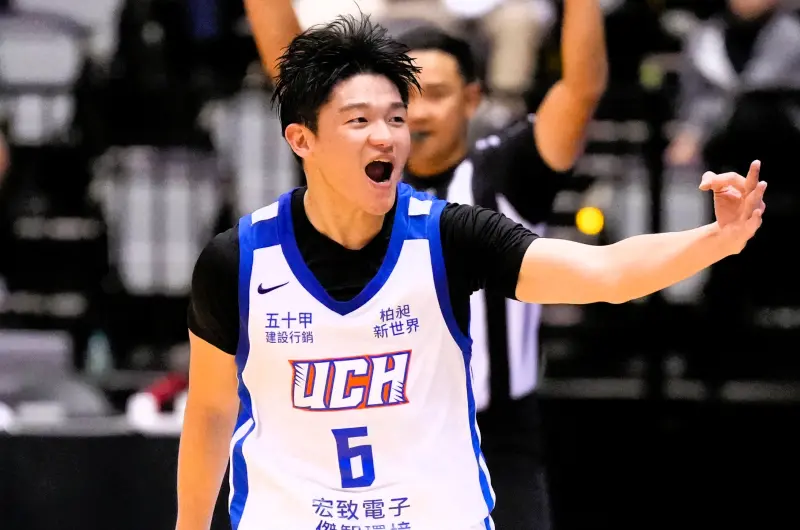 ▲徐宏瑋在上半場獨得15分，並且抓下多次關鍵籃板，幫助球隊在前兩節以42：35領先輔仁大學。。（圖／大專體總提供）