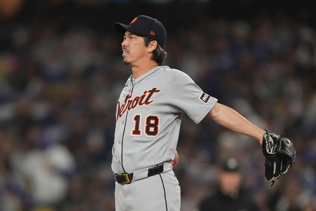 ▲底特律老虎隊於美國時間5月1日宣布，將37歲的日本投手前田健太移出大聯盟40人名單，形同被戰力外。若在接下來的過渡期內無其他球隊透過讓渡程序（Waiver）將其認領，前田將成為自由球員，未來動向備受關注。（圖／美聯社／達志影像）