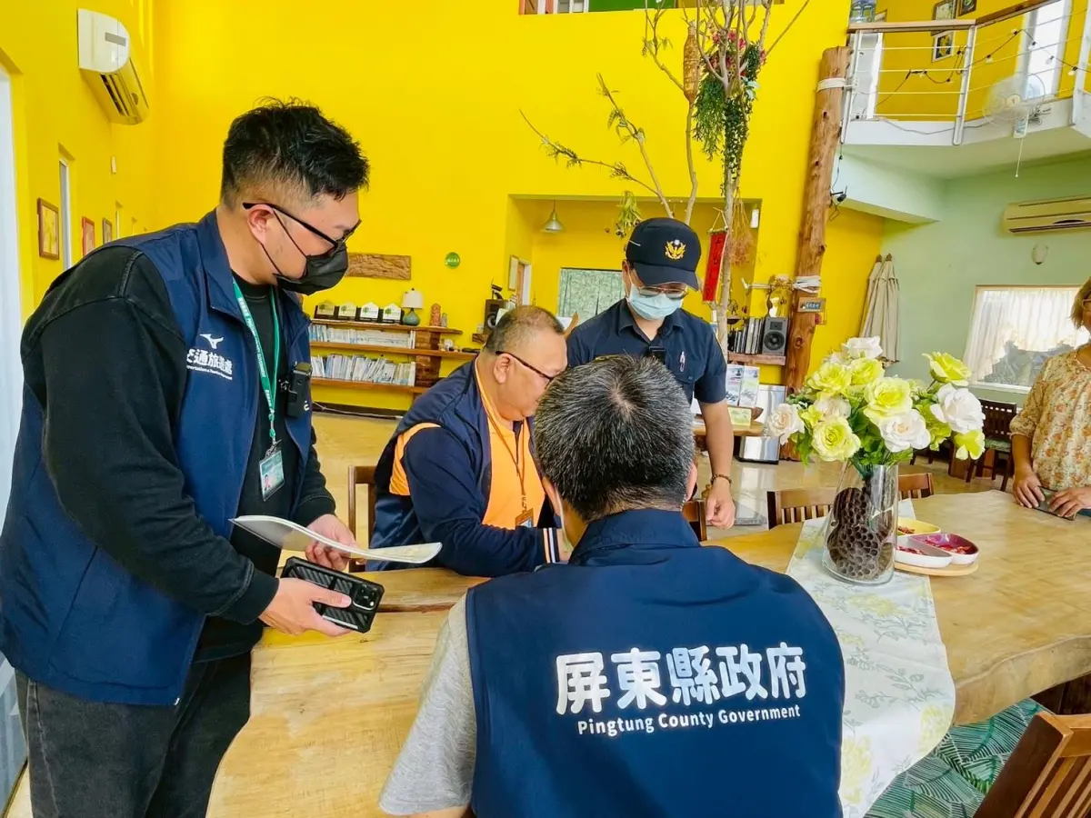 ▲清明連假將至，屏東縣府啟動旅宿房價稽查與安全檢查。（圖／屏東縣府）