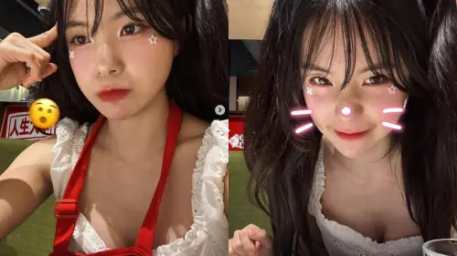 ▲李多慧曬出在火鍋店的擺拍，邪惡視角讓粉絲直呼超火辣。（圖／IG florescence._.2）