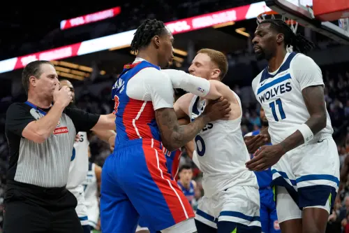 NBA／灰狼、活塞大亂鬥！NBA官方祭出懲處　Stewart被重罰禁賽2場
