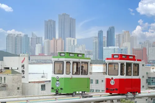 ▲韓國釜山海雲台天空膠囊之旅也「買一送一」。（圖／可樂旅遊提供）